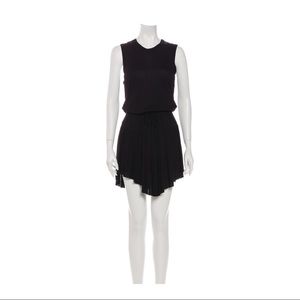 Black A.L.C. crew neck mini dress